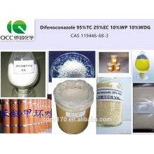 Haute qualité Agrochimique / Fongicide Difenoconazole 95% TC 25% EC 10% WP 10% WDG CAS 119446-68-3